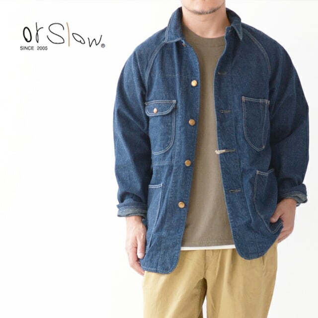 orSlow 40s 美味しけれ デニムカバーオール インディゴ