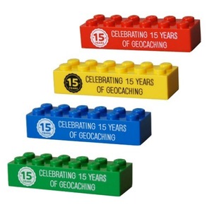 【４個セット】15周年記念レゴブロック型トラベルバグ