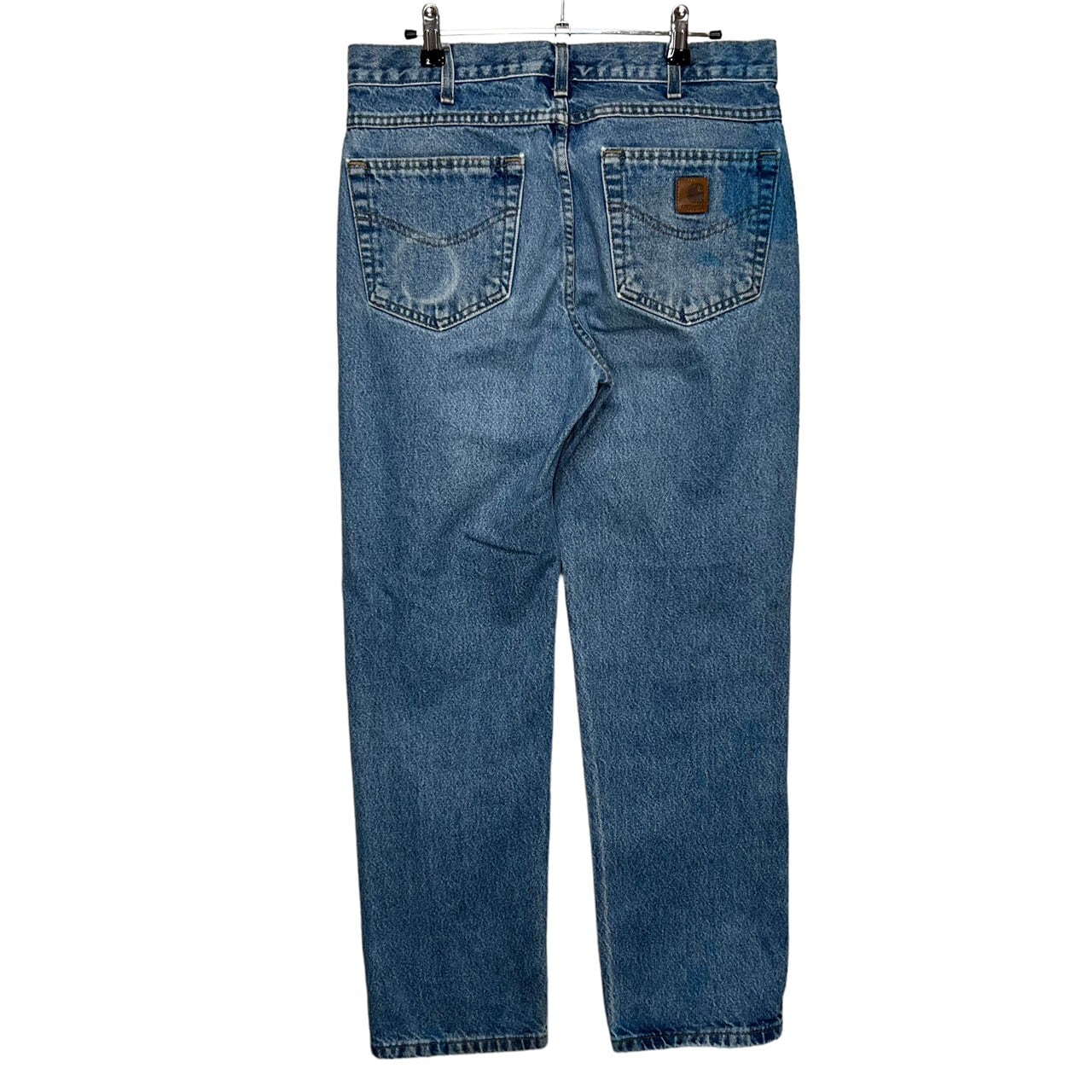 W32×L32】Carhartt デニムパンツ 革パッチ コットン100% | 古着屋OLDGREEN