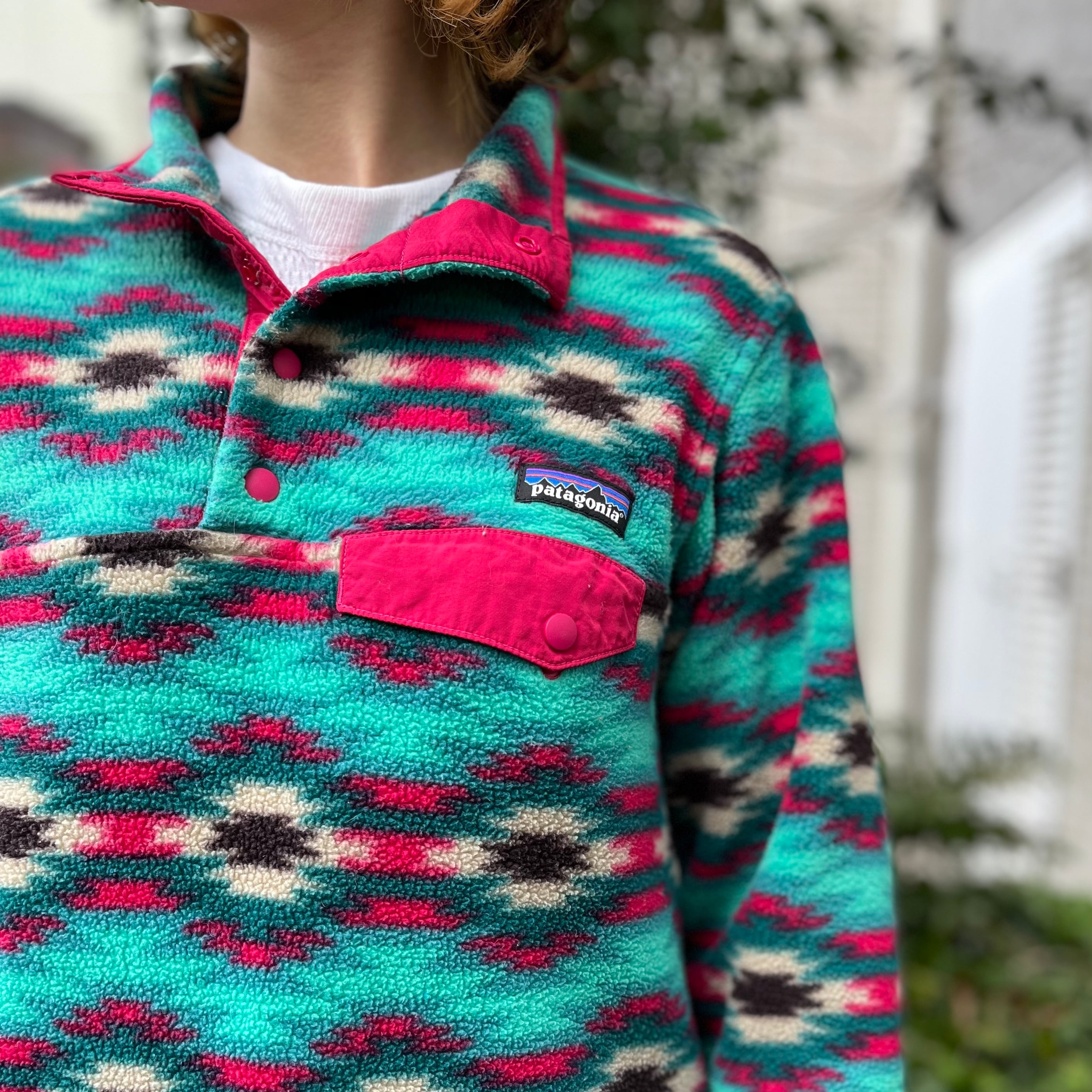 patagonia 90s シンチラスナップT カーキ ビッグサイズ