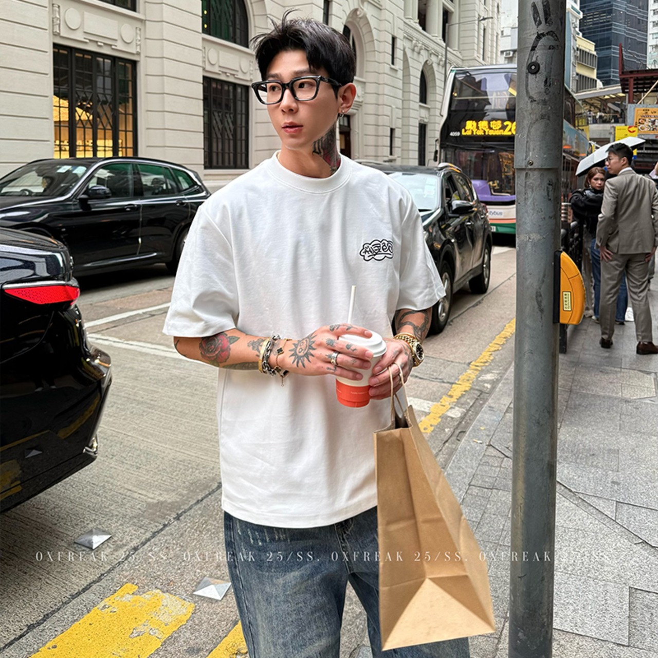 OXFREAK One Best Word Graffiti Tee / ワンベストワードグラフィティTEE