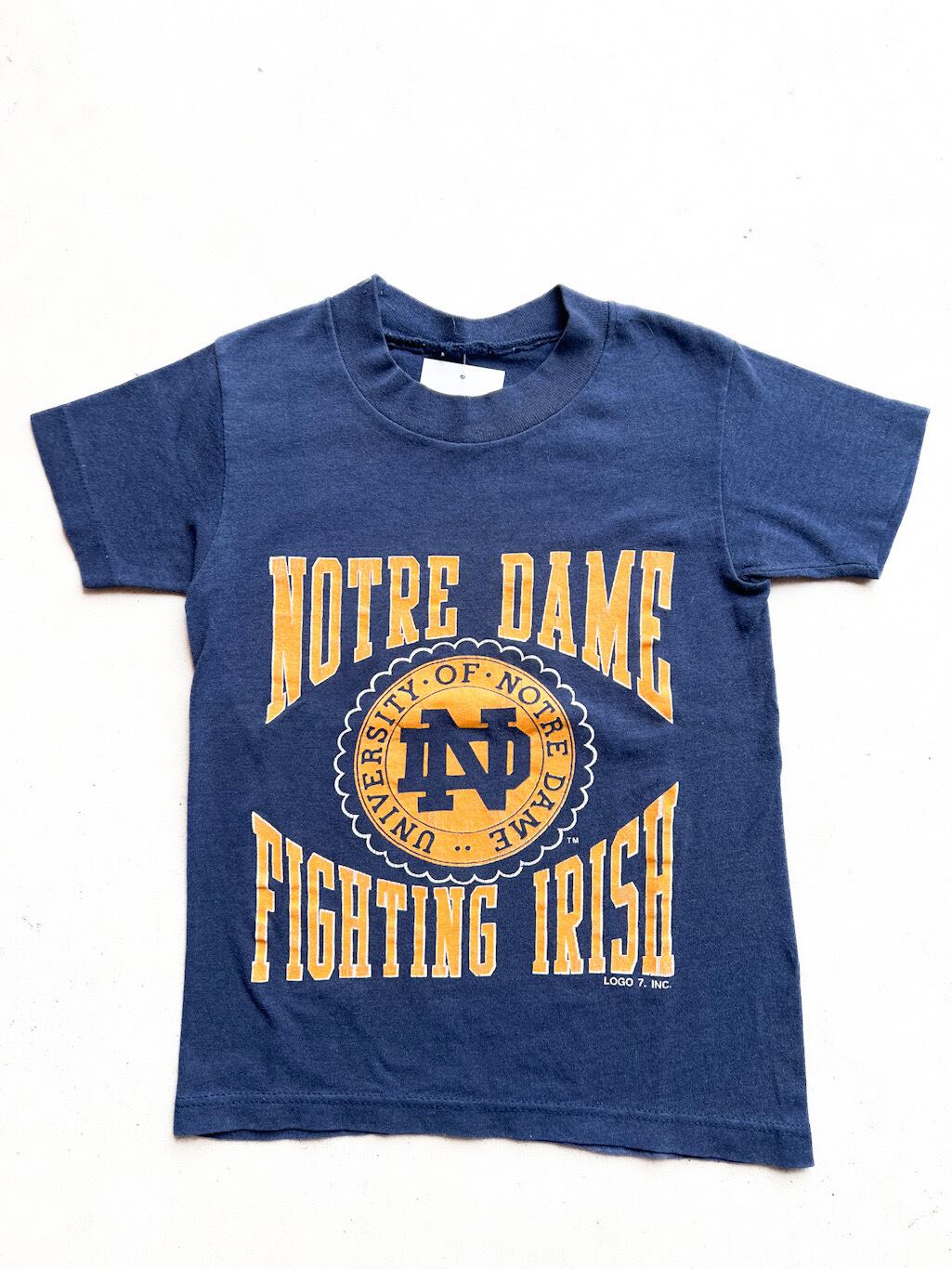 【115cm】VINTAGE 90's NOTRE DAME Tシャツ【10150】※