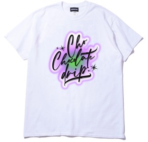 Cho-chocolate drip T-Shirts (White)