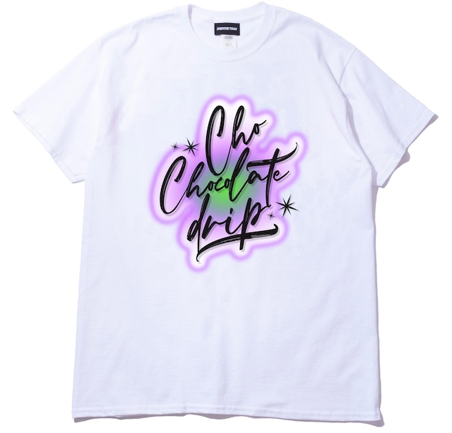 Cho-chocolate drip T-Shirts (White)