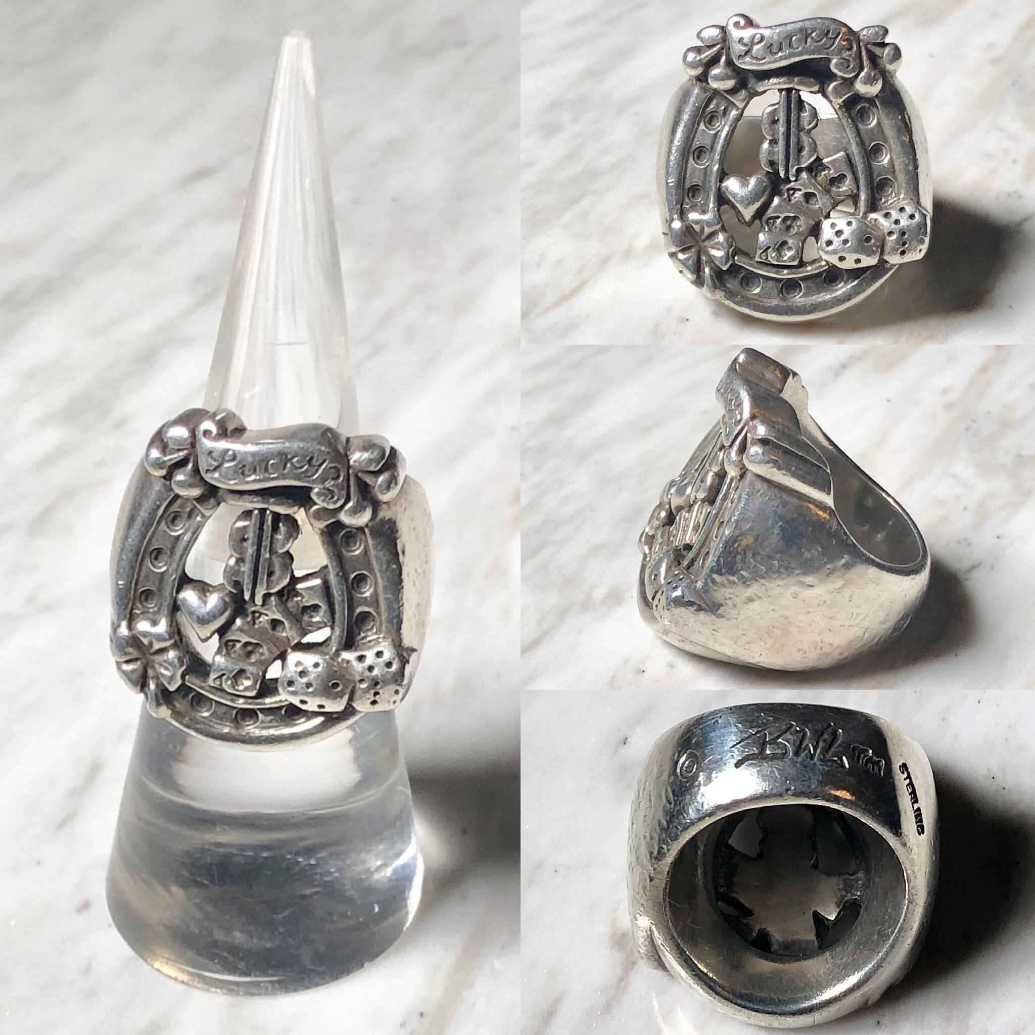 BILL WALL LEATHER silver ring 