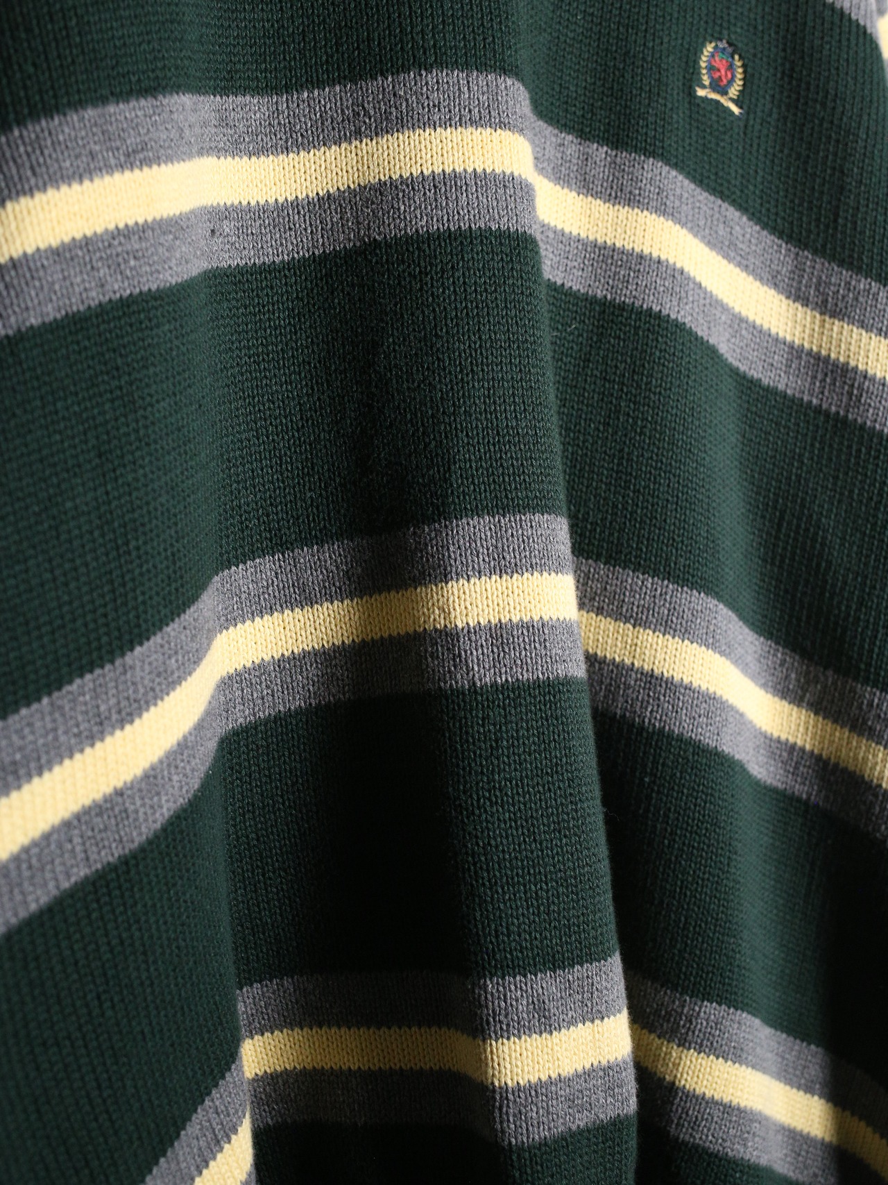 "TOMMY HILFIGER" good coloring border cotton knit - 11