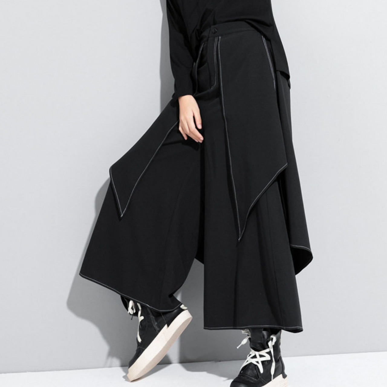 Two-piece casual pants skirt (ME174)