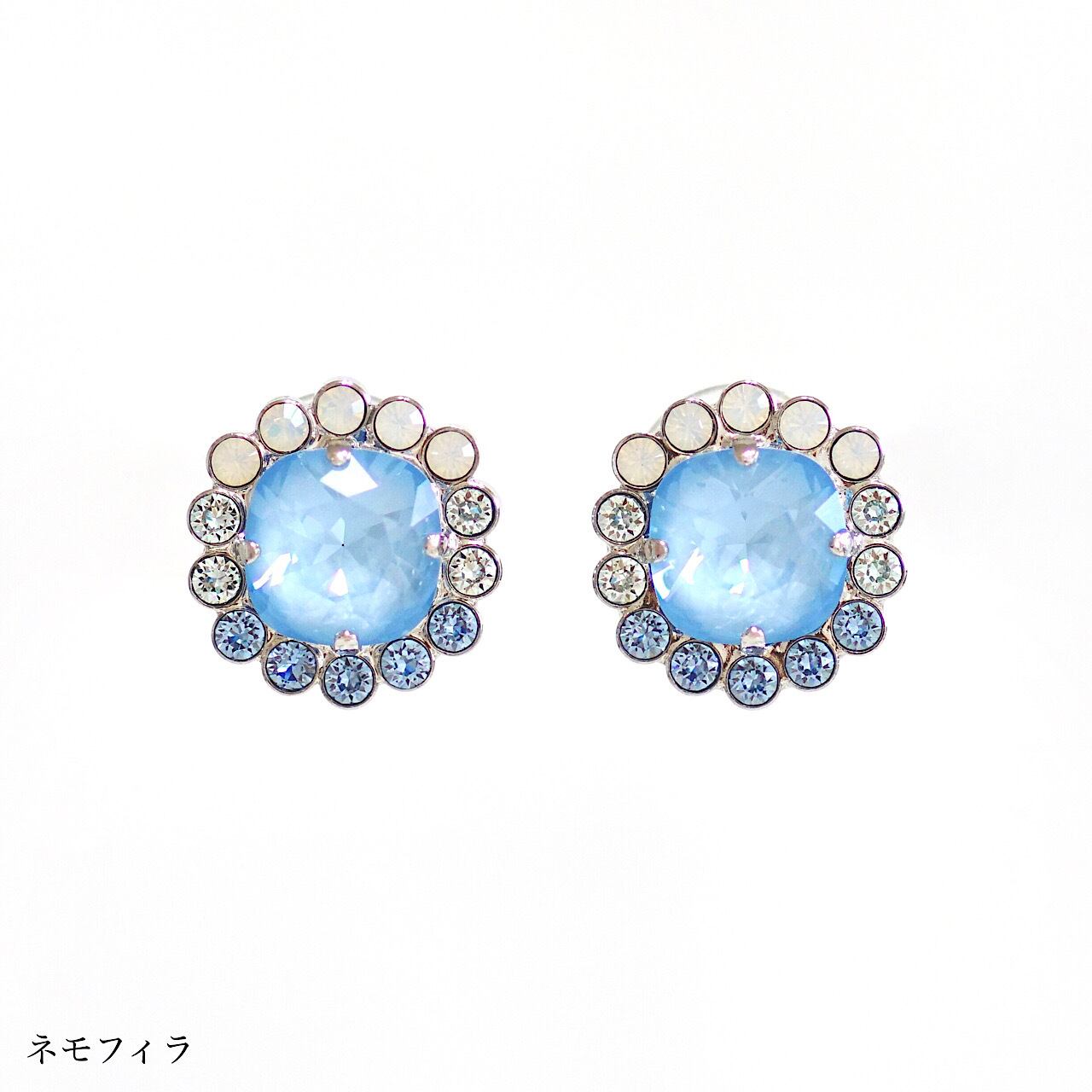 春のお花キャンディ スクエアピアス | MAKI NUMOTO (マキ ヌモト