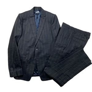 DRIES VAN NOTEN linen × cotton single suits set-up