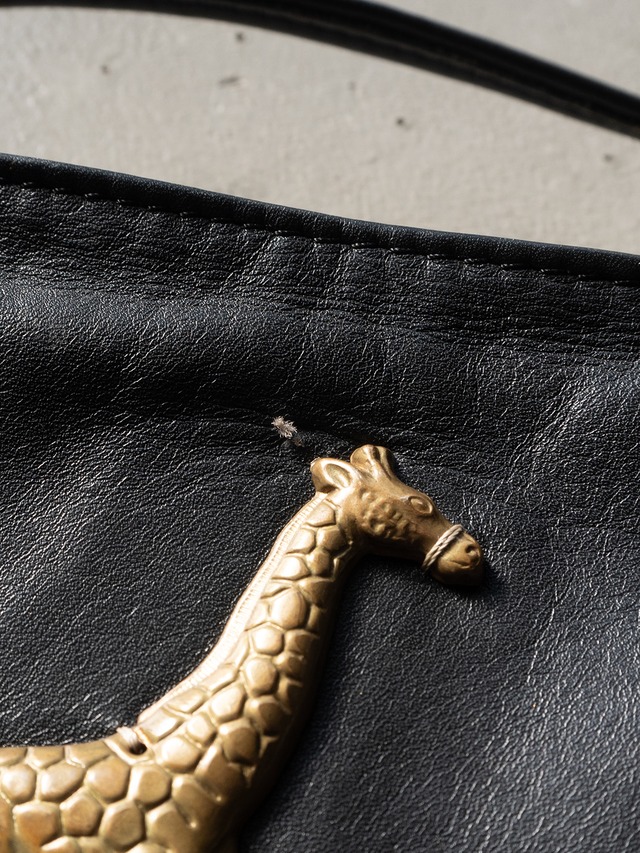 "ear PAPILLONNER" used Leather mini shoulder bag