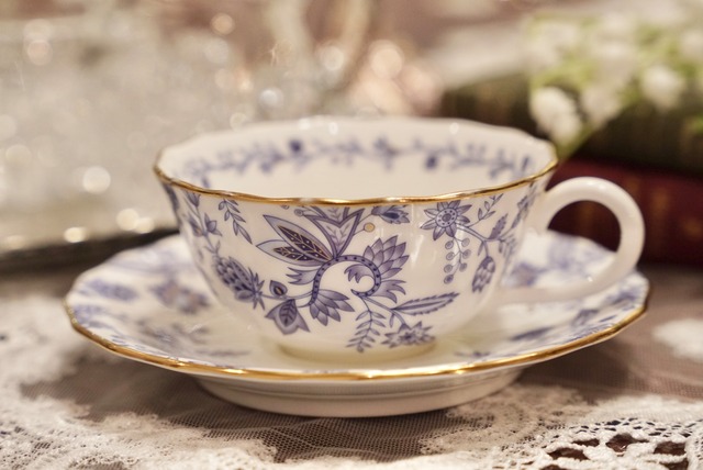 【Noritake】ノリタケ Blue Sorentino ブルーソレンティーノ ティーカップ＆ソーサー