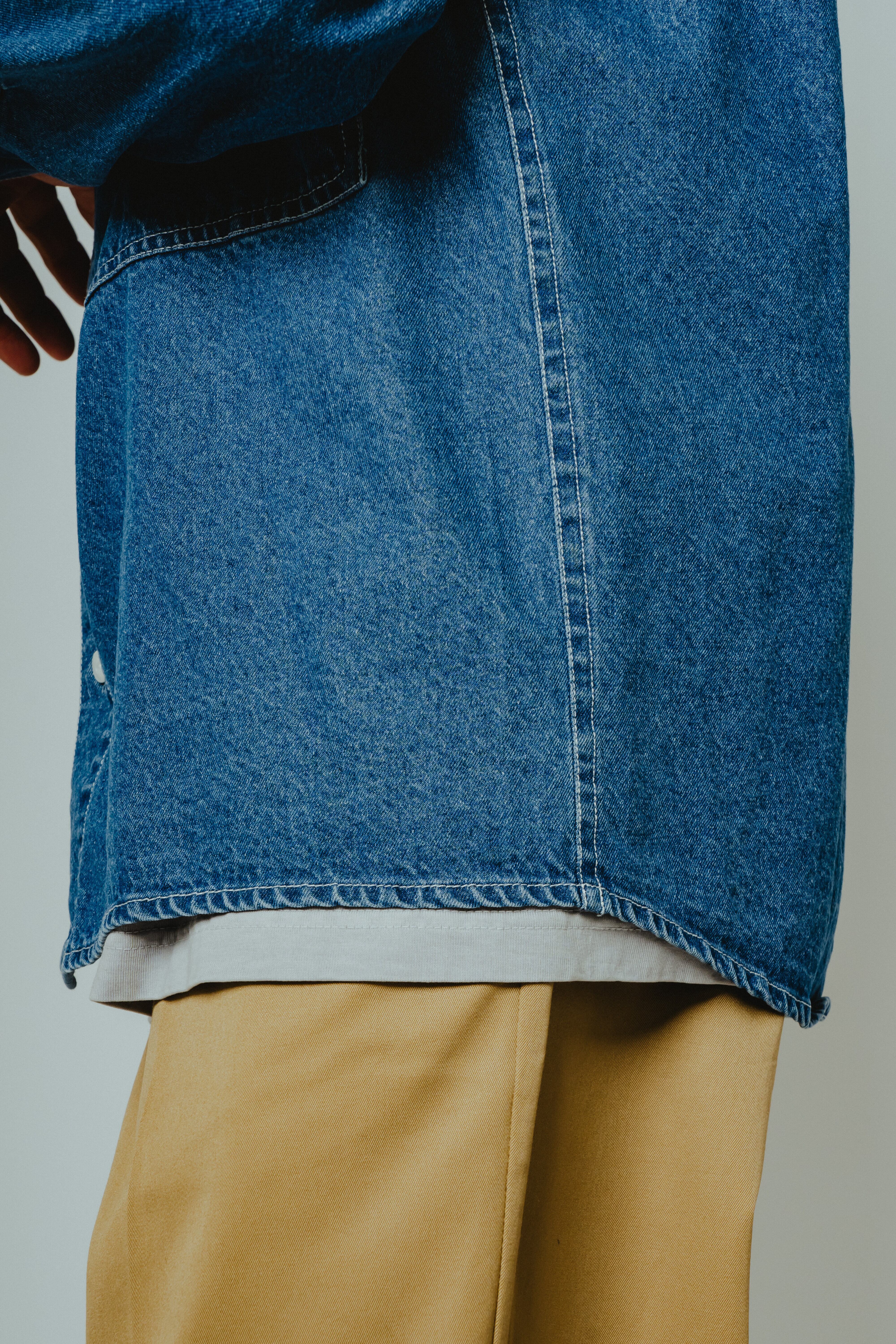 Denim Utility Long Sleeve Shirts - 102615350 | 【BIG MIKE / ビッグ