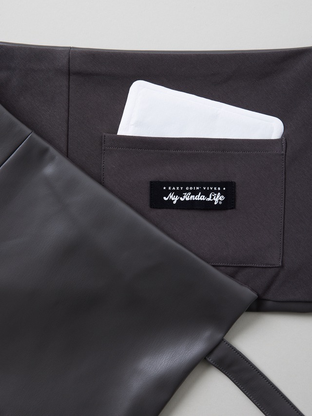 腎臓を抱きしめる腹巻「キドニーウォーマー」／ネイビー