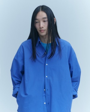 COTTON POCKET SHIRT - FRENCH BLUE #638