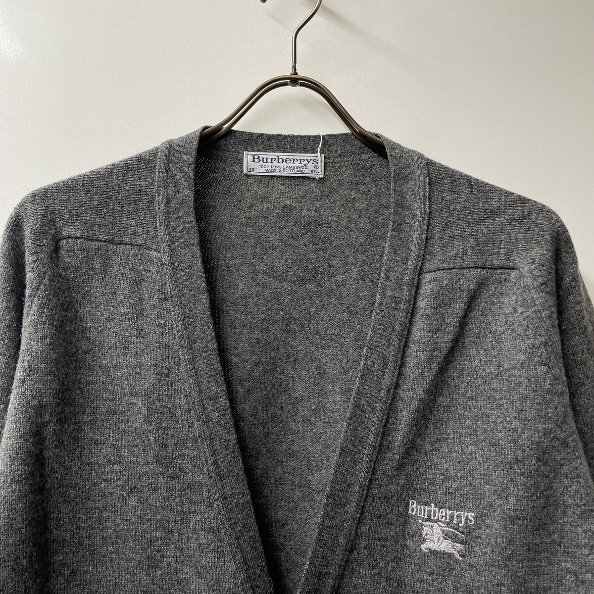 Burberrys cardigan バーバリー カーディガン グレー | no pain no 