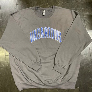 VAGARIOUS LOGO crewneck sweat(charcoal)