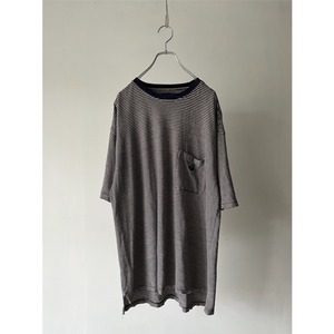 -IZOD- border pocket T-shirt