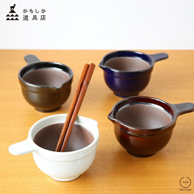 かもしか道具店 なっとうバチ ふつう【 陶器 納豆 小鉢 日本製 】