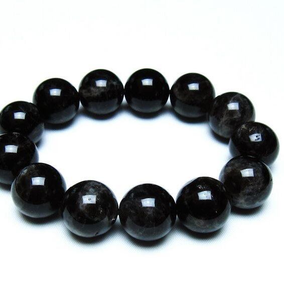 モリオン 黒水晶 ブレスレット 18mm 一点物 メール便可 [M便 1/10] 111-46281