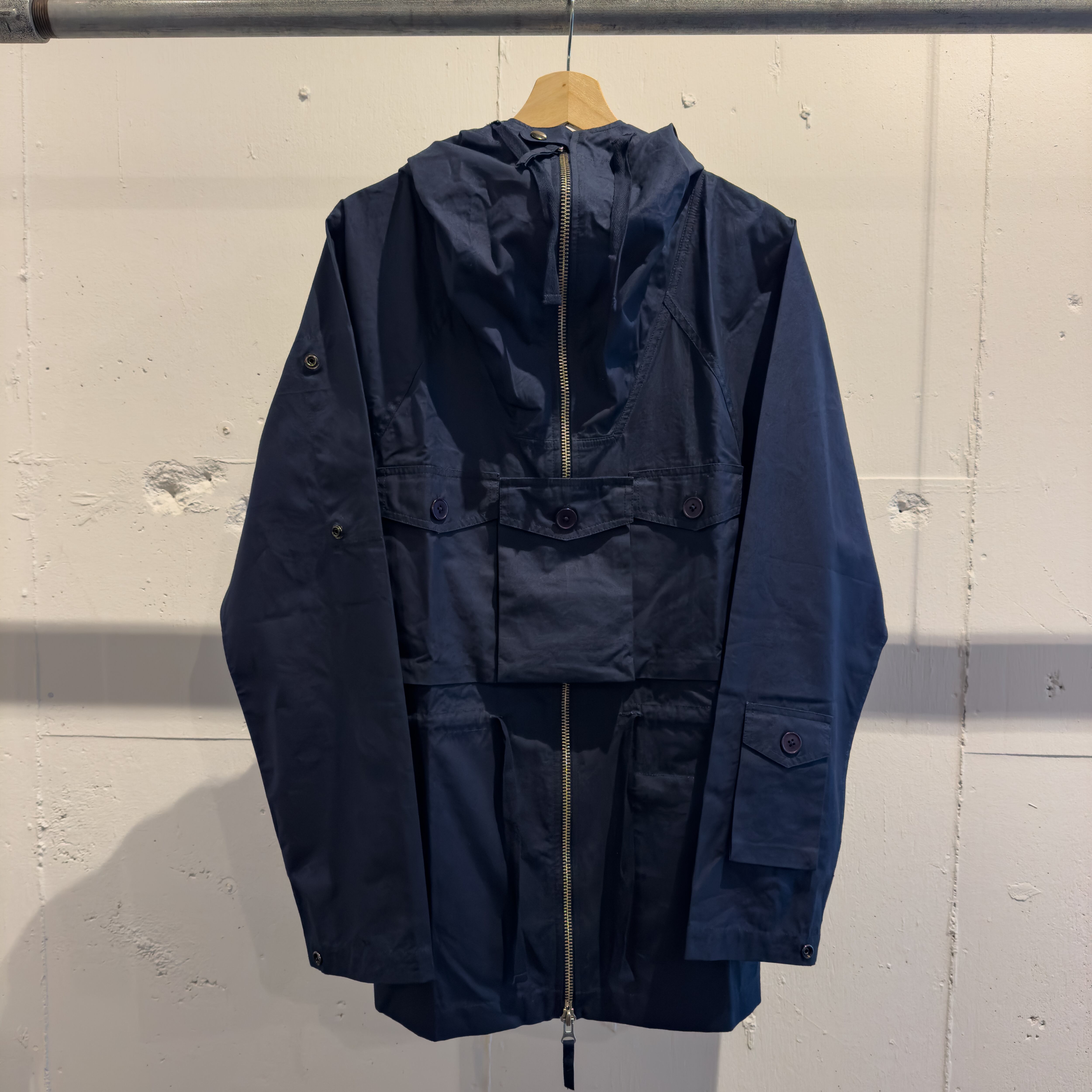 Hawkwood Mercantile] Tryfan Jacket Navy Ventile | regnbage