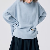 【2color】彩り刺繍とバットスリーブの優しいセーター 《P0265》