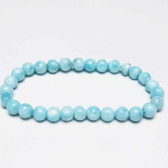 ラリマー ブレスレット 6mm 一点物 メール便可 [M便 1/10] 111-47979