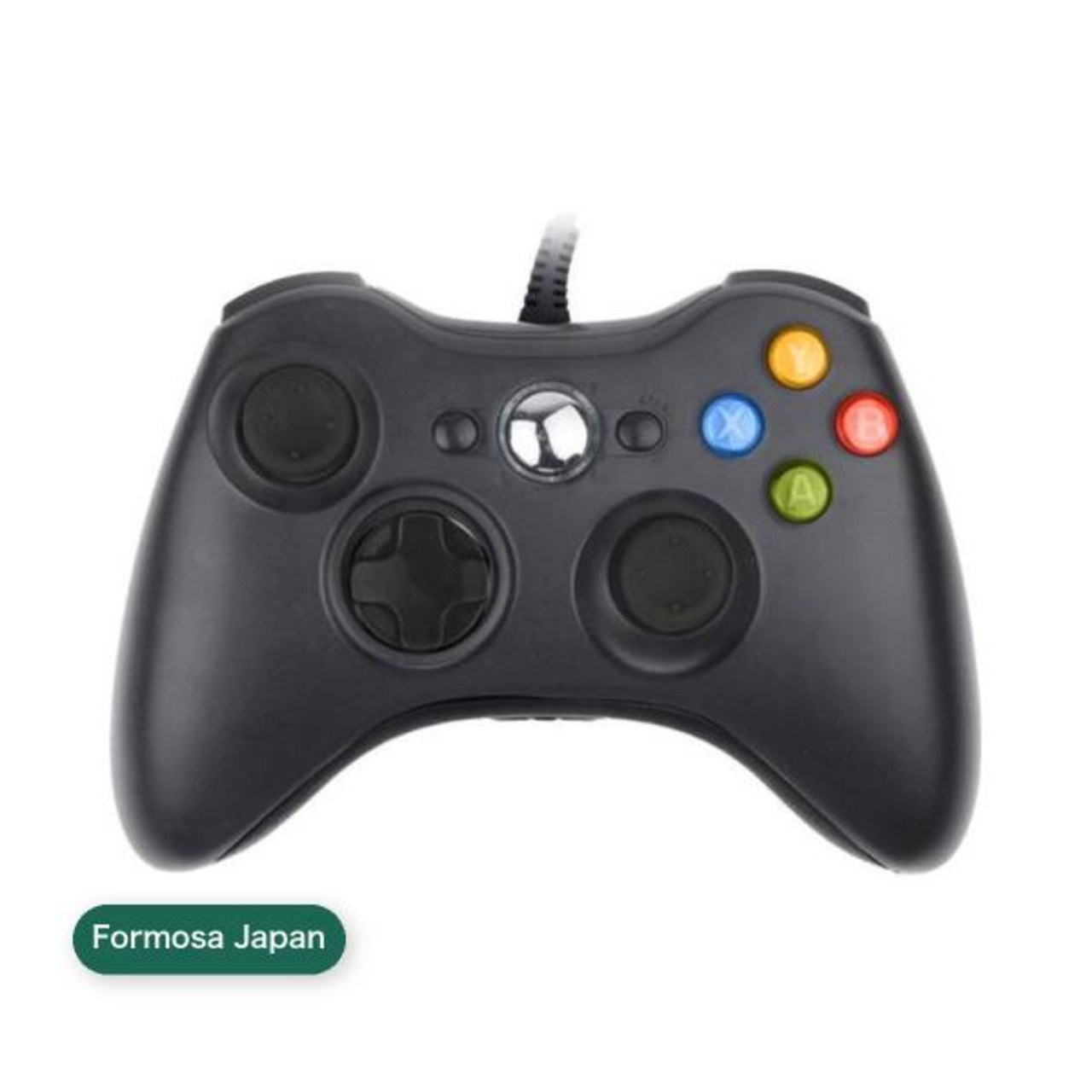 Formosa Japan Xbox 360 USB 有線 ゲームコントローラー 有線/Xbox/Windows対応 ブラック Xbox360 Con