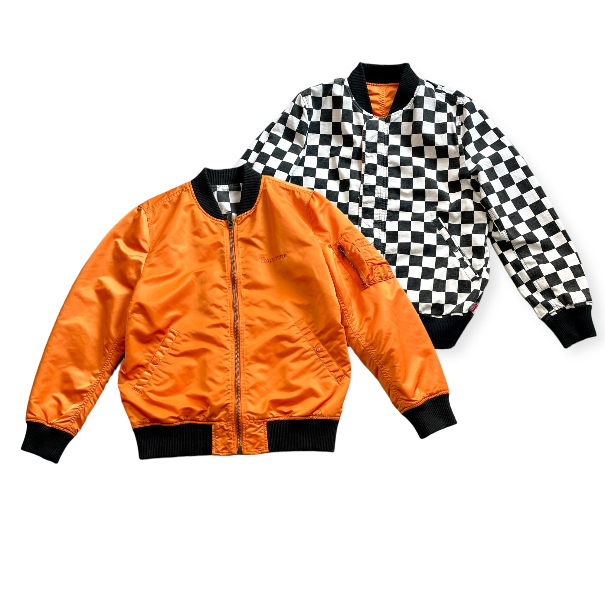 Supreme Reversible MA-1 Jacketゼブラ柄ジャケット