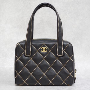 ※Reserved items（お取り置き商品）※   CHANEL シャネル ワイルドステッチ ハンドバッグ レザー ブラック 2811