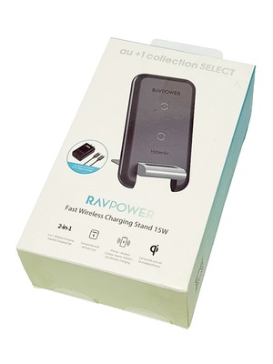 スタンド&平置き ワイヤレス充電器 置くだけ簡単充電 最大15Wの出力 急速充電 RP-WC003 新品未開封品