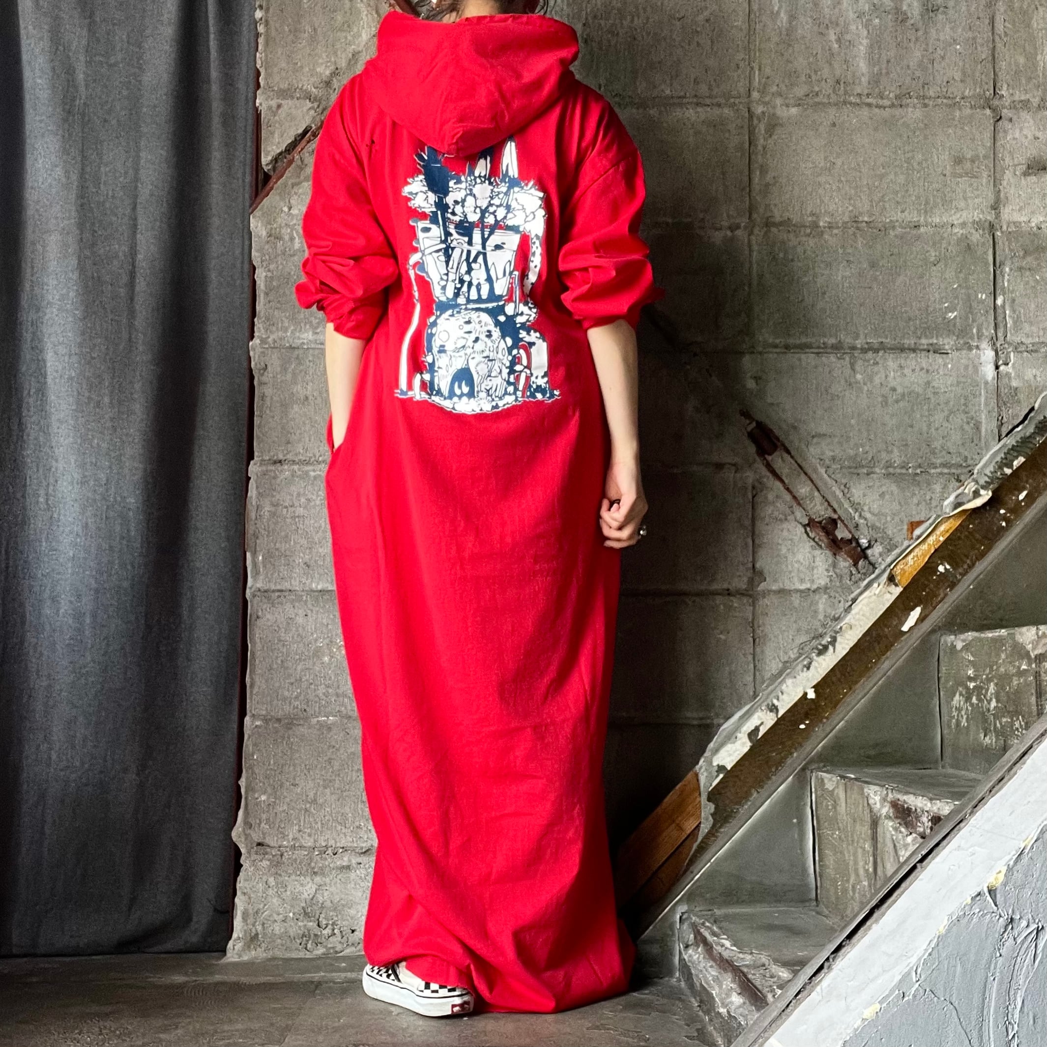 レディース HOLIDAY SUPER FINE DRY DAMAGE L/S HOODIE