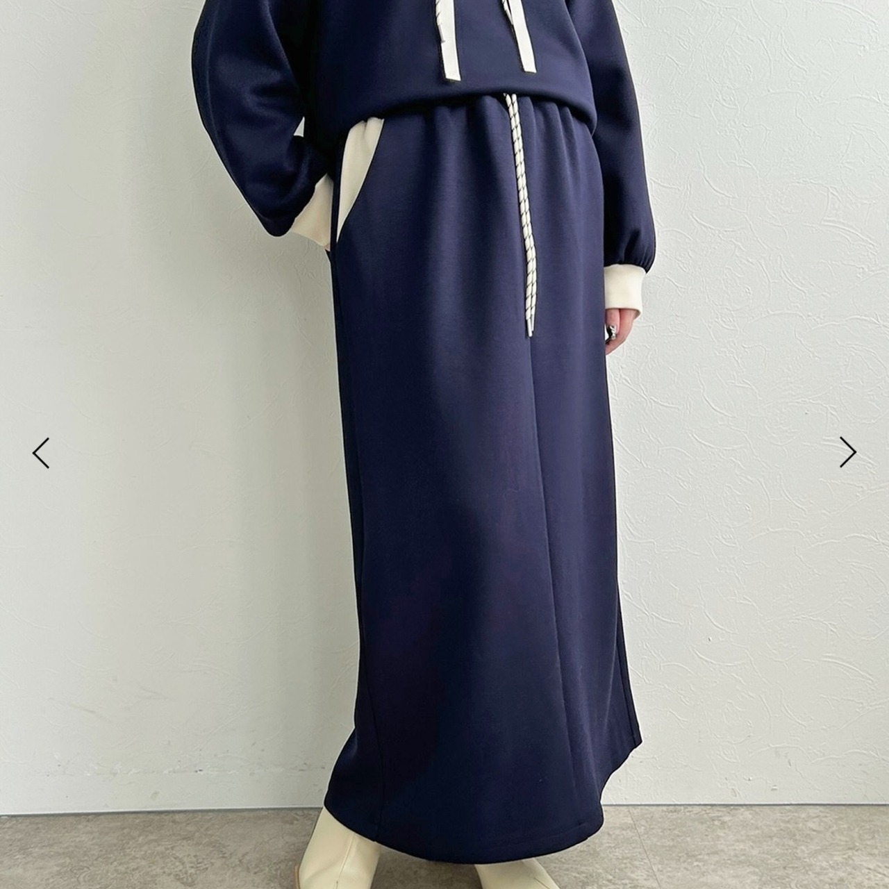 レルビエ lehlbie  バイカラーダンボールスカート