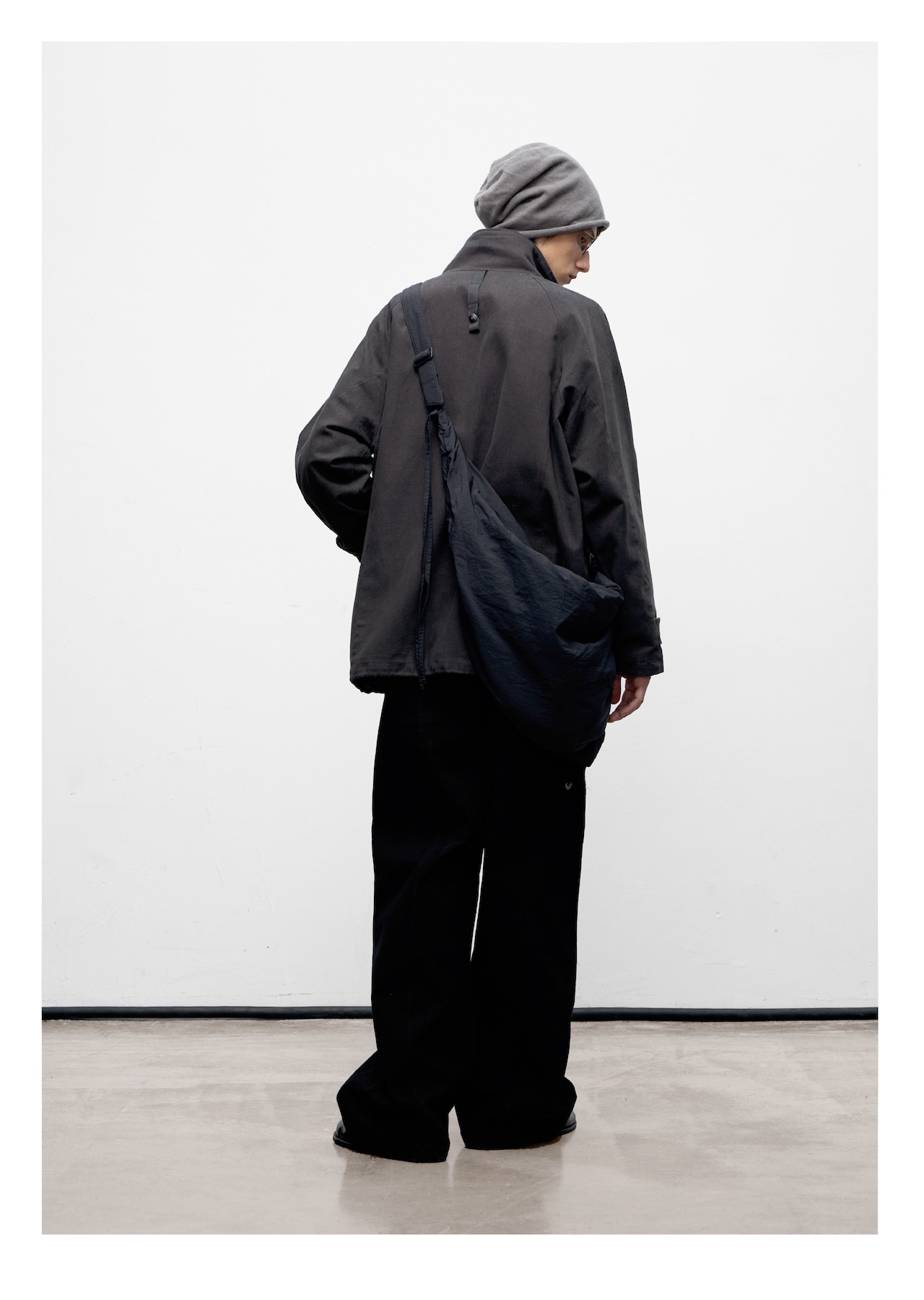 DECESOLO 25AW スタンドアカラー ウォッシュパッチワークジャケット