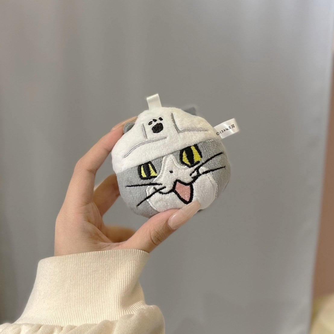 仕事猫のマスコットミラー | くまみね民芸 通販部