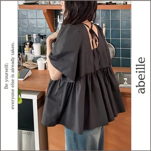 square back ribbon blouse 14582