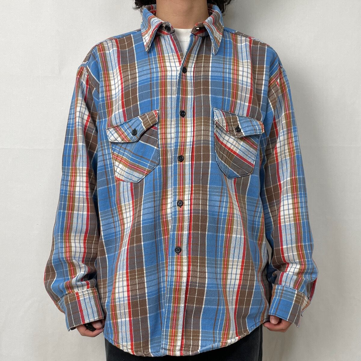 フロストプルーフ frostproof ネルシャツ 70s ヴィンテージ 70s 70s