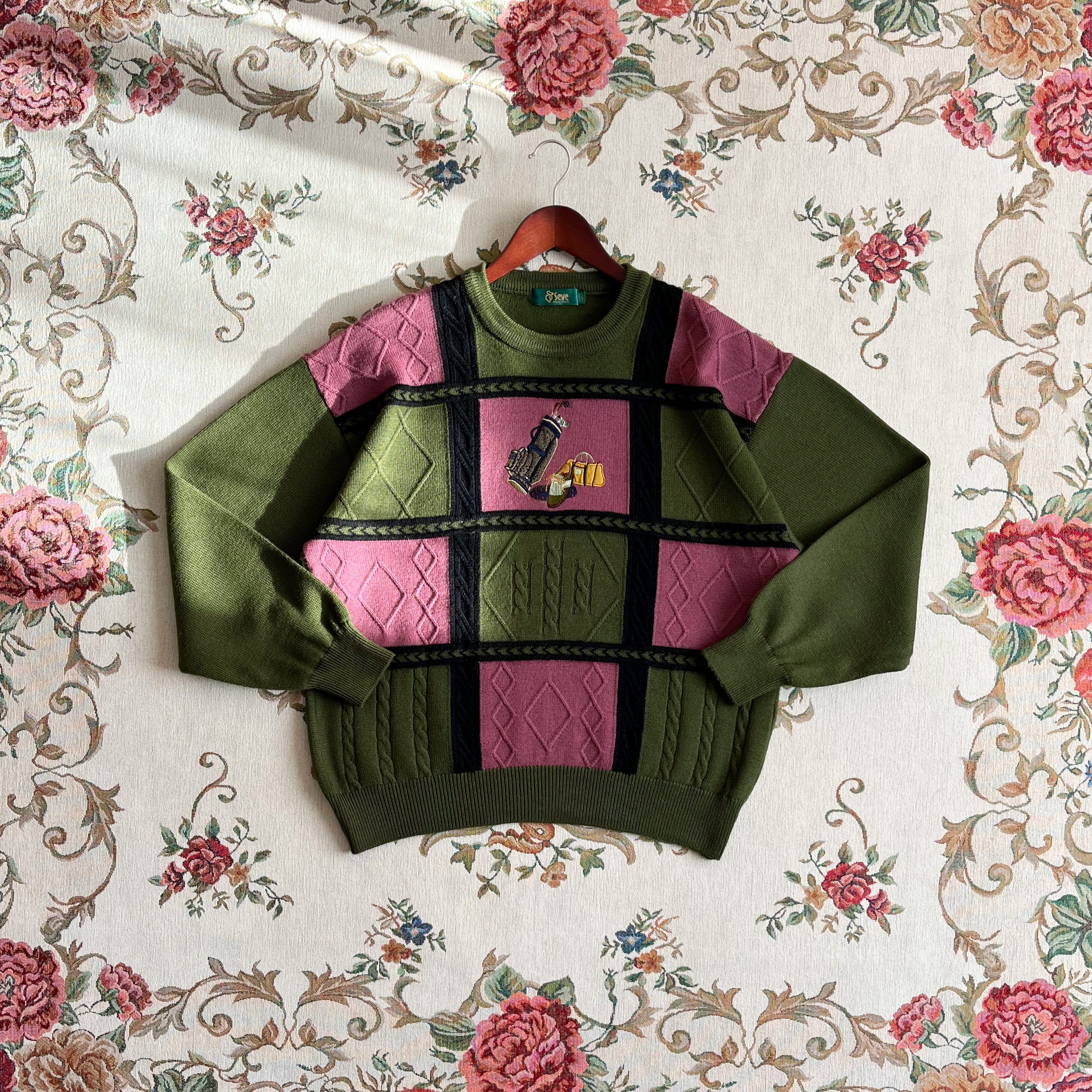 JAPAN vintage retro wool knit