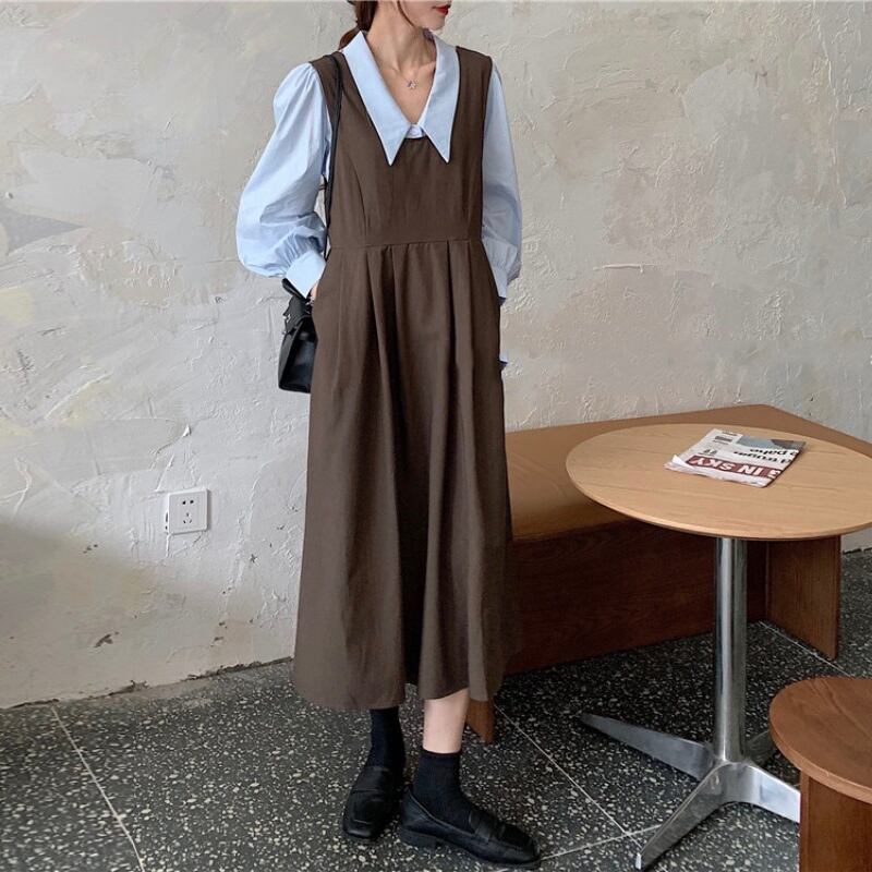 スカート スタンダードスプリングスタイルシャツ レトロ 春物 試着室82832688477