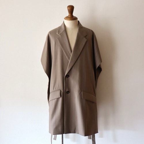 Ujoh " Square Vest ( Greige )"
