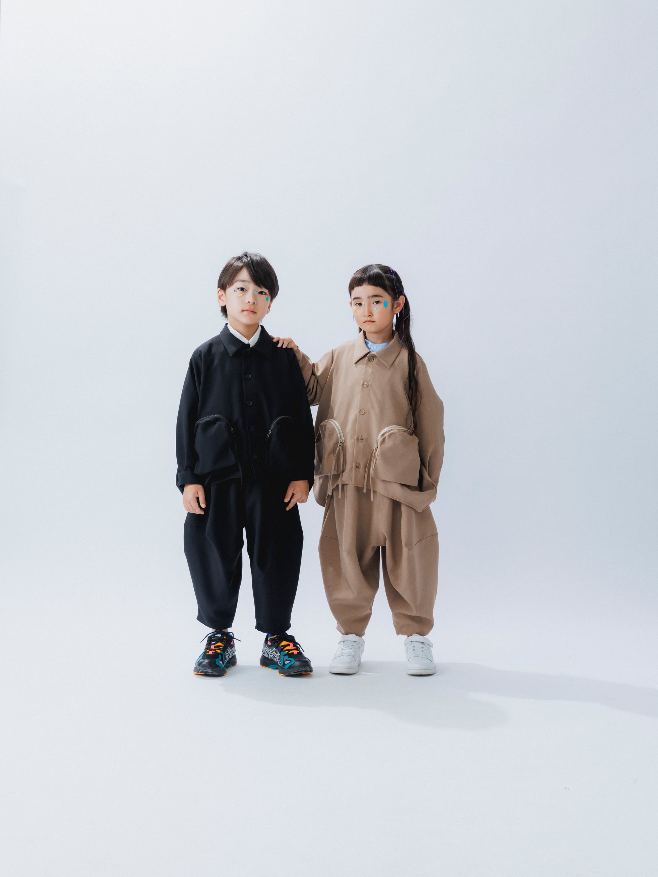 nunuforme 26SS 〉 ポインテッドパンツ / Black | 世界の子供服