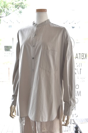 TICCA(ティッカ) 26A/W ノーカラーシャツ