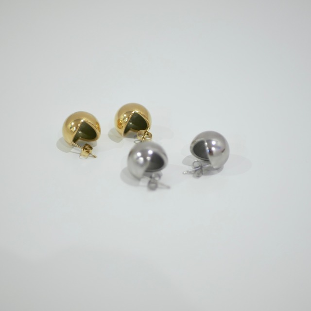ビッグボールピアス　全2色
