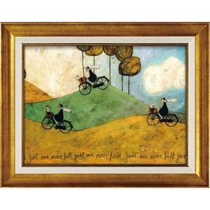 サムトフト「ジャスト ワンモア ヒル」Ｍサイズ ゲル加工アート アートフレーム 絵画 インテリア