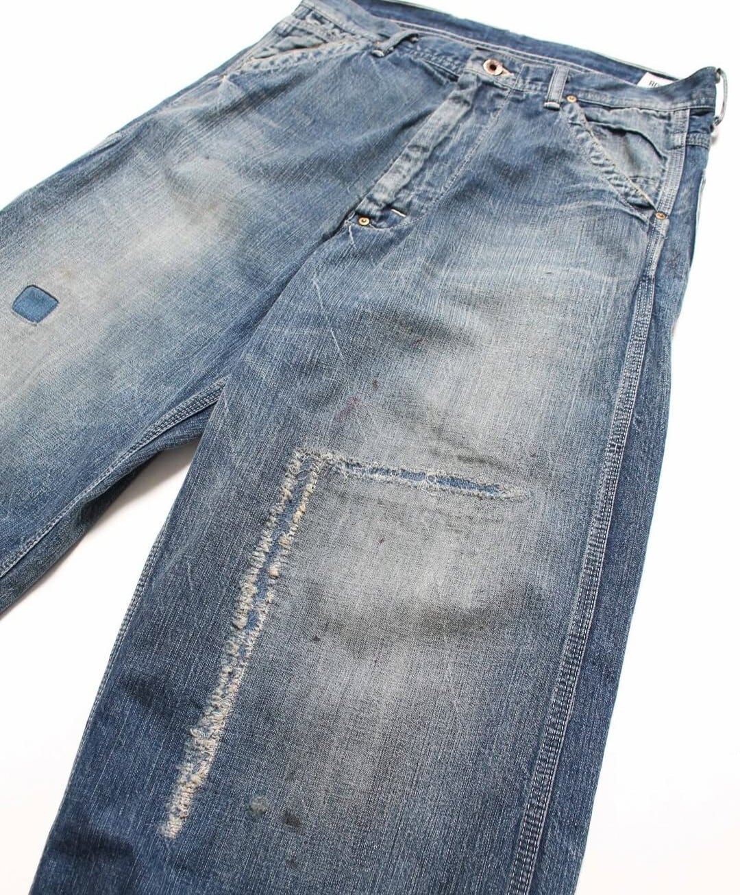 BOWWOW HERITAGE DENIM PAINTER PANTS AGED | BOW & ARROW WEB STORE