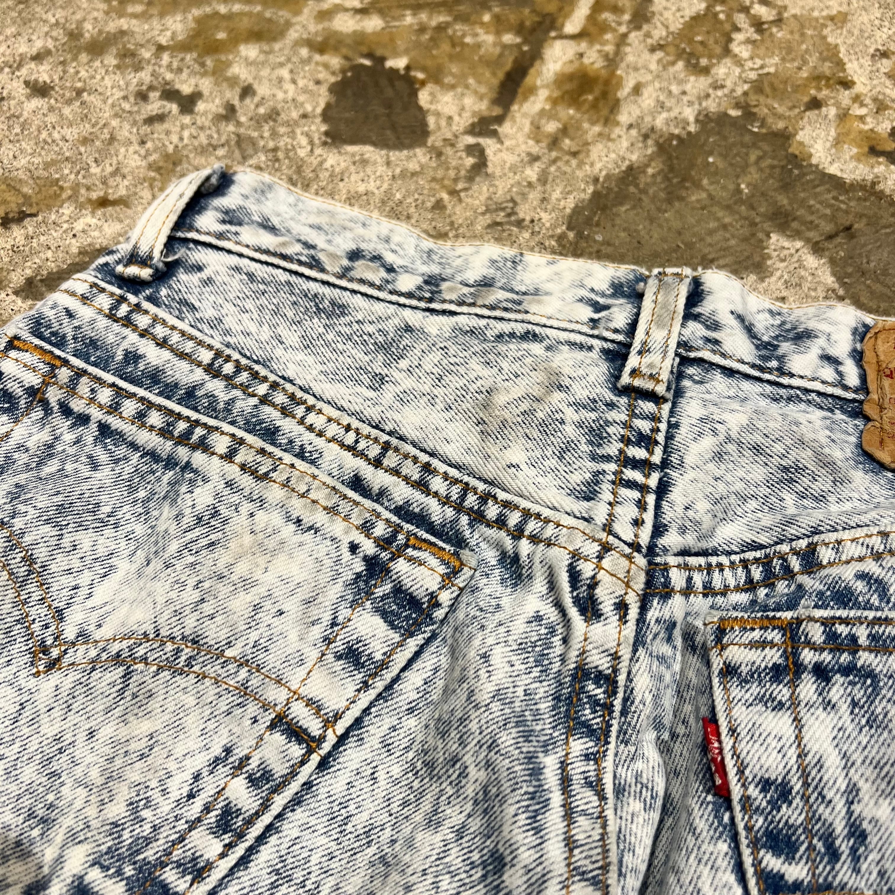 USA製 sizeW26程 Levi's リーバイス501 ケミカルウォッシュ デニム ...