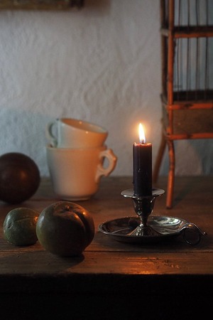携えキャンドルホルダー-vintage candle holder