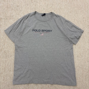 POLO SPORT LOGO T–SHIRT GREY 1990'S OLD