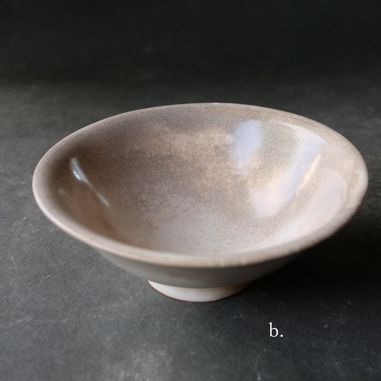 瀬川辰馬 Tatsuma Segawa 炭化白釉 麺鉢S W31 b | les trois entrepôts