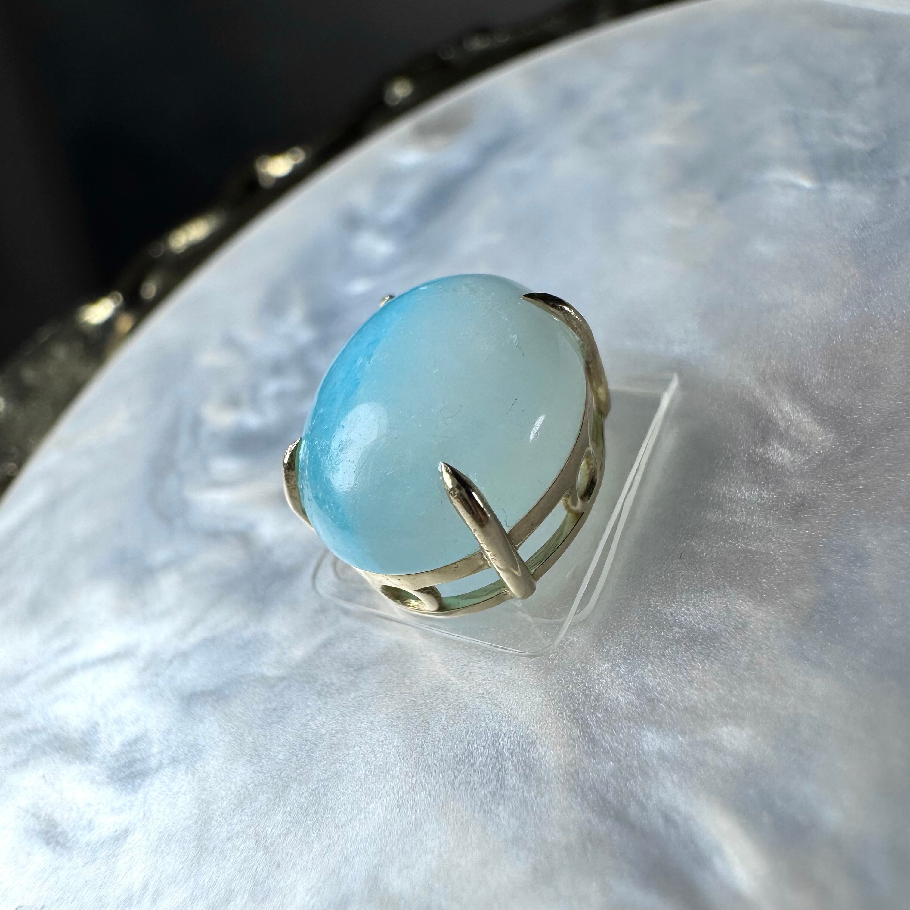 no.AH7665 パライバ・トルマリンインクォーツ k14 鑑別書付き