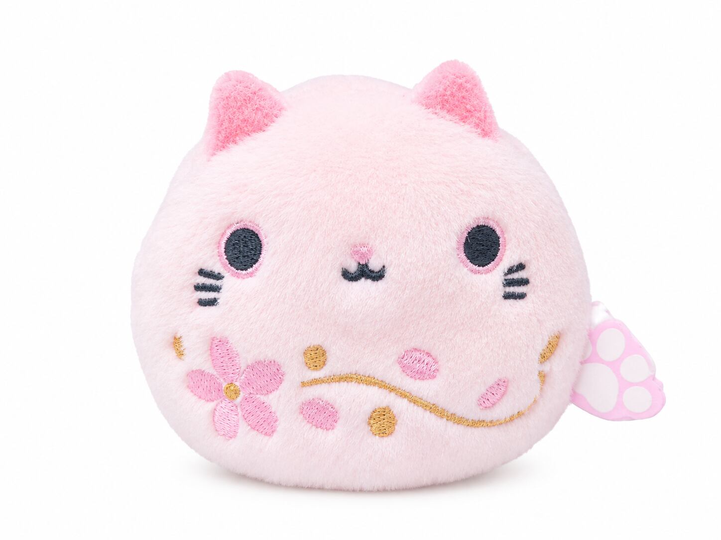ねこだんごピンク 桜 ぬいぐるみ マスコット 団子 レア ねこだんご 桜ねこだんご さくら | 奈良の愛らしい猫のお店 猫雑貨さんちこ